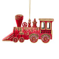 Red & Gold Train Ornament