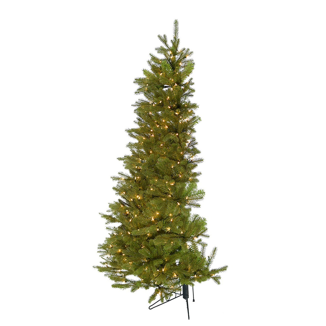 6' Pre-Lit Clear Incandescent PE Half Tree