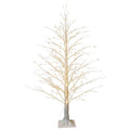 5' Pre-Lit Warm White Fairy Twinkle LED White Birch Twig Tree