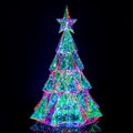 20" Lighted Magical Iridescence Holographic Christmas Tree