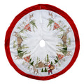 Velvet Beaded Embroidered Tree Skirt