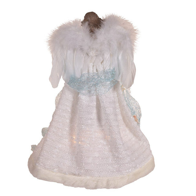 14" UL 10-Light Coastal Beach Angel Tree Topper