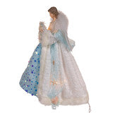14" UL 10-Light Coastal Beach Angel Tree Topper