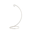 Twisted Silver Metal Ornament Stand