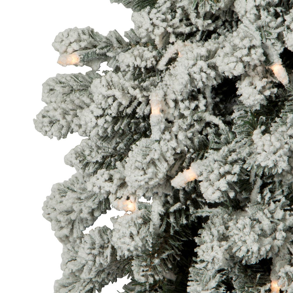24" Pre-Lit Clear Incandescent Vail Pine Wreath